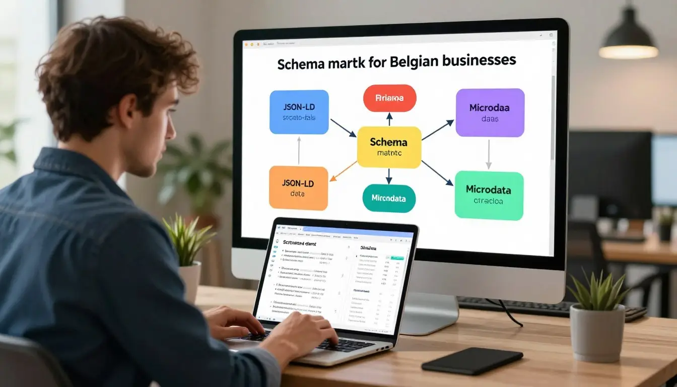 audit visibilité IA Schema markup pour entreprises belges